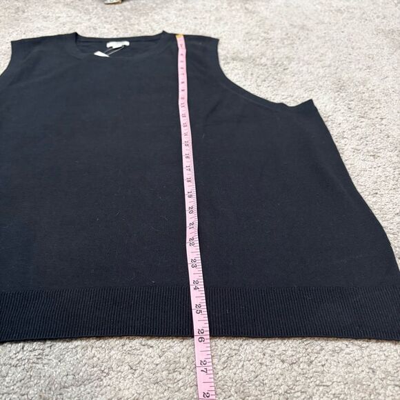 NWT J. Crew Factory 2024 Black Sweater Shell Size 3X Plus - Picture 6 of 8